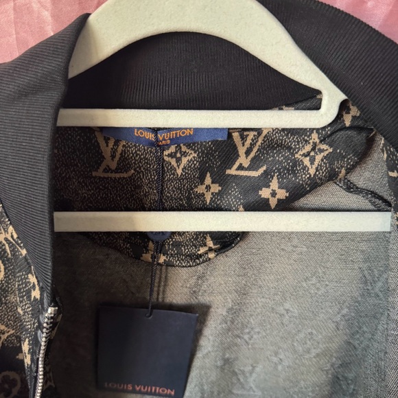 Louis Vuitton Printed Long-Sleeve Jacket (Brown) - Picture 6 of 12